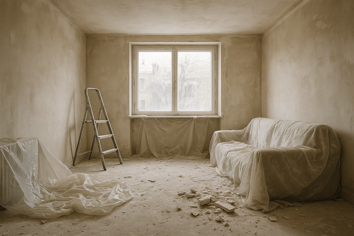 Nettoyage de fin de chantier : état des lieux avant intervention
